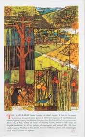 LONDON TRANSPORT POSTER COUNTRY WALKS BY GAYNOR CHAPMAN