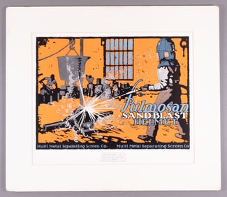 ANTIQUE INDUSTRIAL ENGRAVING PRINT