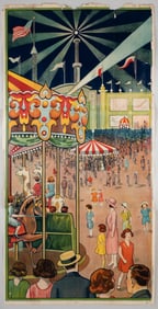 VINTAGE CARNIVAL STOCK POSTER