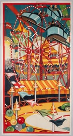 VINTAGE CARNIVAL STOCK POSTER