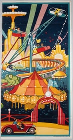 VINTAGE CARNIVAL STOCK POSTER