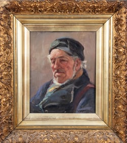 ORIGINAL OIL PAINTING IN VINTAGE FRAME