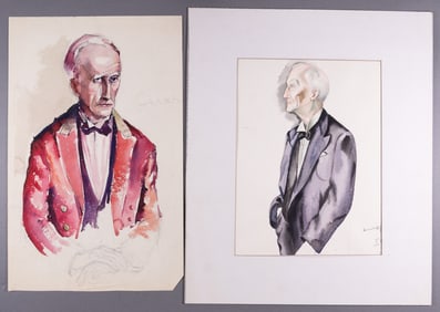 3 ORIGINAL PORTRAIT PAINTINGS