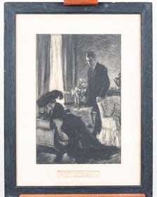 FRANK WALTER TAYLOR ORIGINAL CHARCOAL ARTWORK