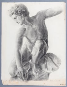 4 ORIGINAL VINTAGE NUDE SKETCHES