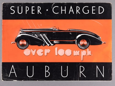 7 CONCEPT SKETCHES - AUBURN SPEEDSTER BY JOHN REINHART