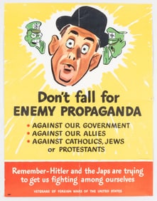 DON'T FALL FOR ENEMY PROPAGANDA POSTER JACK BETTS