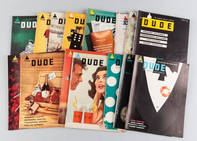 15 VINTAGE THE DUDE ADULT MAGAZINES