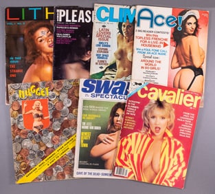 7 VINTAGE ADULT MAGAZINES