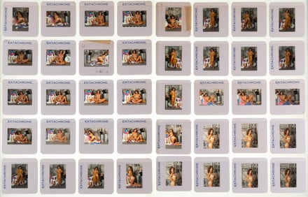 86 VINTAGE EROTIC FEMALE NUDE PHOTO SLIDES NUDE ADULT SLIDES