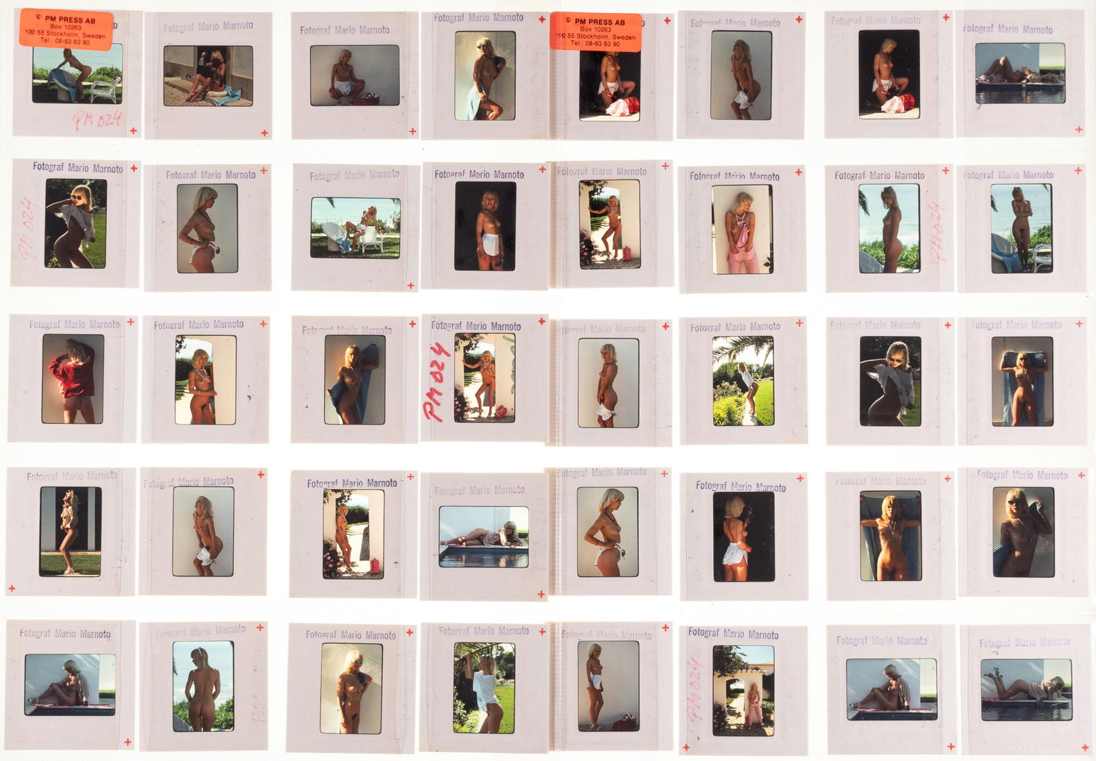 78 Vintage Erotic Female Nude Photo Slides Nude Adult Slides Auction