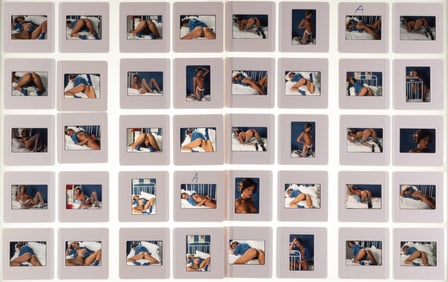 57 VINTAGE EROTIC FEMALE NUDE PHOTO SLIDES NUDE ADULT SLIDES