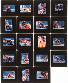 39 VINTAGE EROTIC FEMALE NUDE PHOTO SLIDES