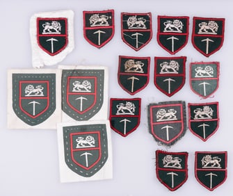 18 RHODESIAN ARMY PATCHES