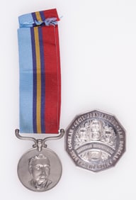 2 VINTAGE RHODESIAN MEDALS