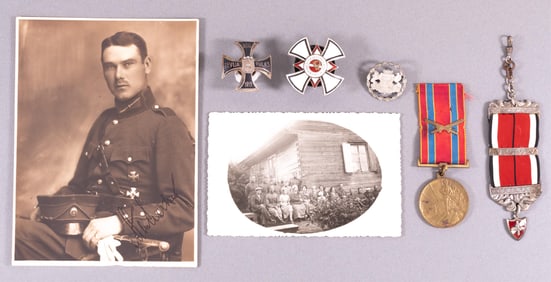 RARE LATVIAN OFFICER MEDAL GROUP