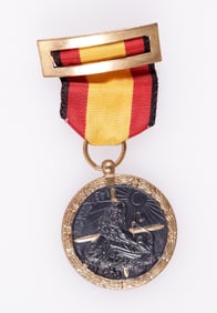 SPANISH CIVIL WAR MEDALLA DE LA CAMPANA MEDAL W/ BOX