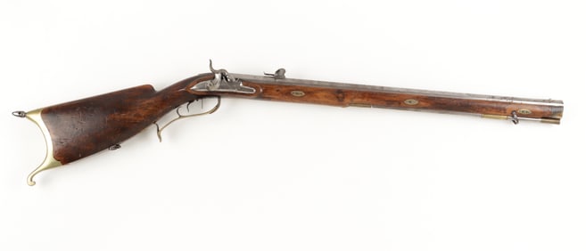 ANTIQUE GERMAN JAGER STYLE PERCUSSION CAP RIFLE