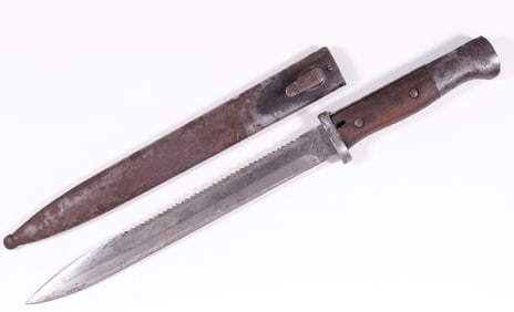 WWI GERMAN M1884/98 SAWBACK BAYONET [HAMMESFAHR]