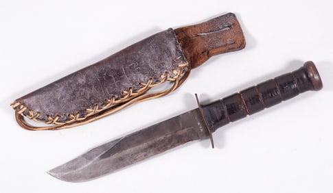 WWII USN KA-BAR COMBAT KNIFE [OLEAN, NY]