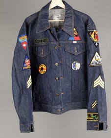 VINTAGE DENIM JACKET FROM A VIETNAM VETERAN