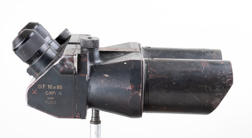 WWII GERMAN FLAK BINOCULARS D.F. 10 x 80 CXN BY EMIL BUSCH