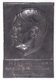 ADOLF HITLER PLAQUE