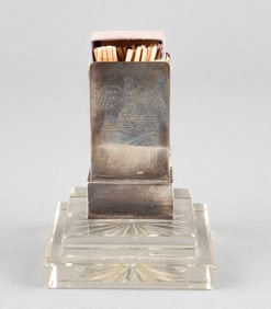 ADOLF HITLER SILVER MATCHBOX HOLDER