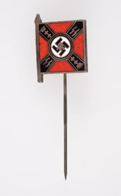 DANZIG WAFFEN-SS TOTENKOPF FLAG PIN