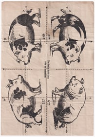 ANTI-HITLER - FIND THE 5TH PIG POSTER