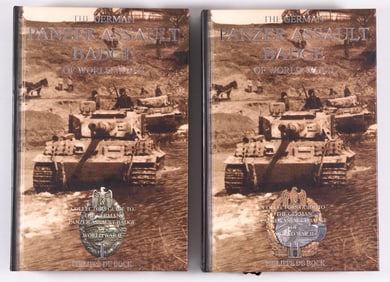 GERMAN PANZER ASSAULT BADGE OF WWII 2 VOLUME SET