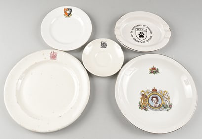 4 COMMEMORATIVE RHODESIAN PORCELAIN PLATES