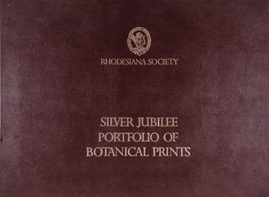 RHODESIAN SOCIETY SILVER JUBILEE PORTFOLIO OF BOTANICAL PRINTS