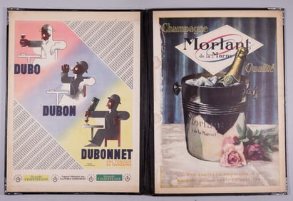 VINTAGE FRENCH DUBONNET MENU A.M. CASSANDRE