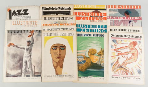 15 ILLUSTRIRTE ZEITUNG MAGAZINE COVERS
