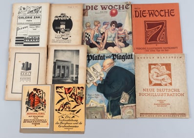11 GRAPHIC ARTS GERMAN MAGAZINES