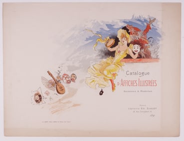 CATALOGUE D'AFFICHES ILLUSTREES POSTER JULES CHERET