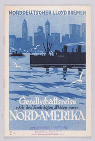 NORDDEUTSCHER LLOYD BREMEN 1927 BROCHURE