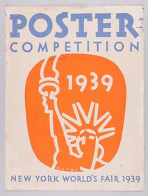 1939 NEW YORK WORLD'S FAIR POSTER COMPETITION BROCHURE
