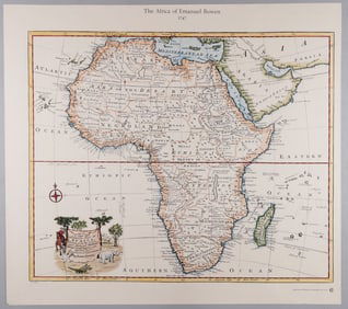 6 VINTAGE POSTERS OF AFRICA