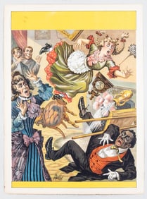 VINTAGE MINSTREL THEATER STOCK POSTER