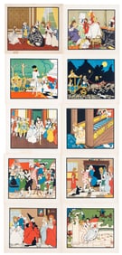 10 CINDERELLA STORY ART PRINTS EDMUND BLAMPIED
