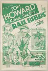 RAIL BIRDS (1936) ONE-SHEET MOVIE POSTER