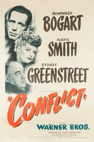 CONFLICT (1945) ONE-SHEET MOVIE POSTER