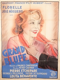 THE GRAND BLUFF FRENCH 1-PANEL MOVIE POSTER