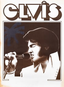 ORIGINAL 1972 ELVIS HAWAII CONCERT POSTER
