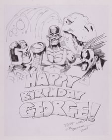 CARL CRITCHLOW ORIGINAL SKETCH