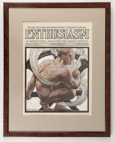 ORIGINAL MAGAZINE CONCEPT ART EDWARD G WASKOW