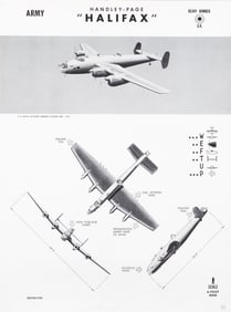 10 US NAVAL AVIATION BRITISH PLANE RECOGNITION POSTERS