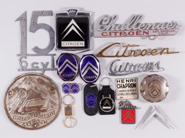 17 CITROEN CAR EMBLEMS AND INSIGNIA